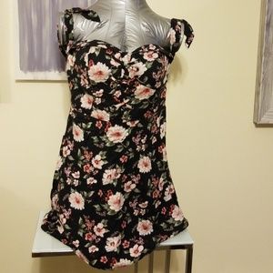 American Eagle Floral Corset Dress